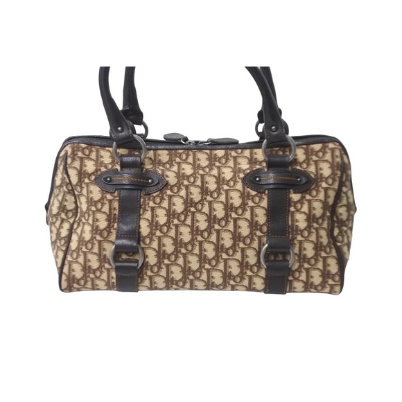 Dior Christian  Handbag Beige Trotter Brown - Picture 1 of 8